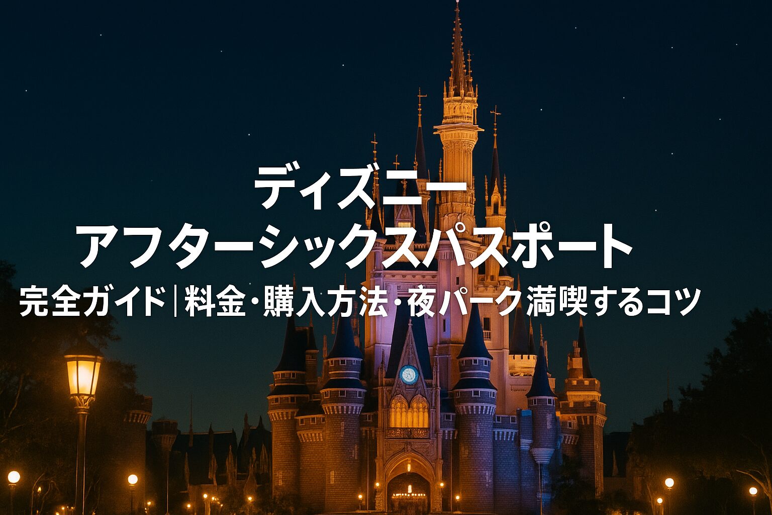 ディズニーランドやシーのアフターシックスパスポートは販売終了したの？