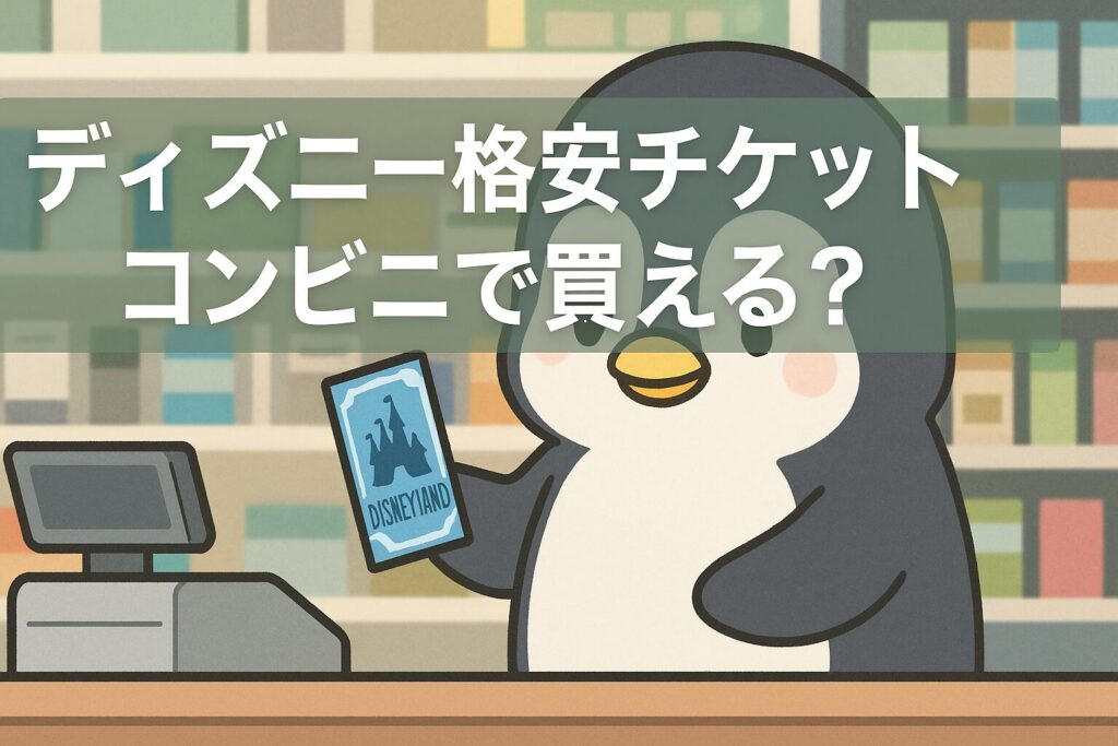ディズニーランドの格安チケットはローソンやファミマで買える？