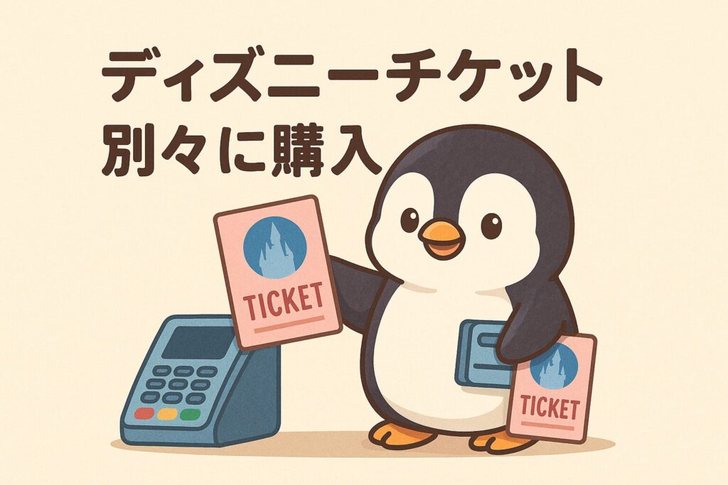 ディズニーチケットを別々に購入しても大丈夫？共有・予約・入園ガイド