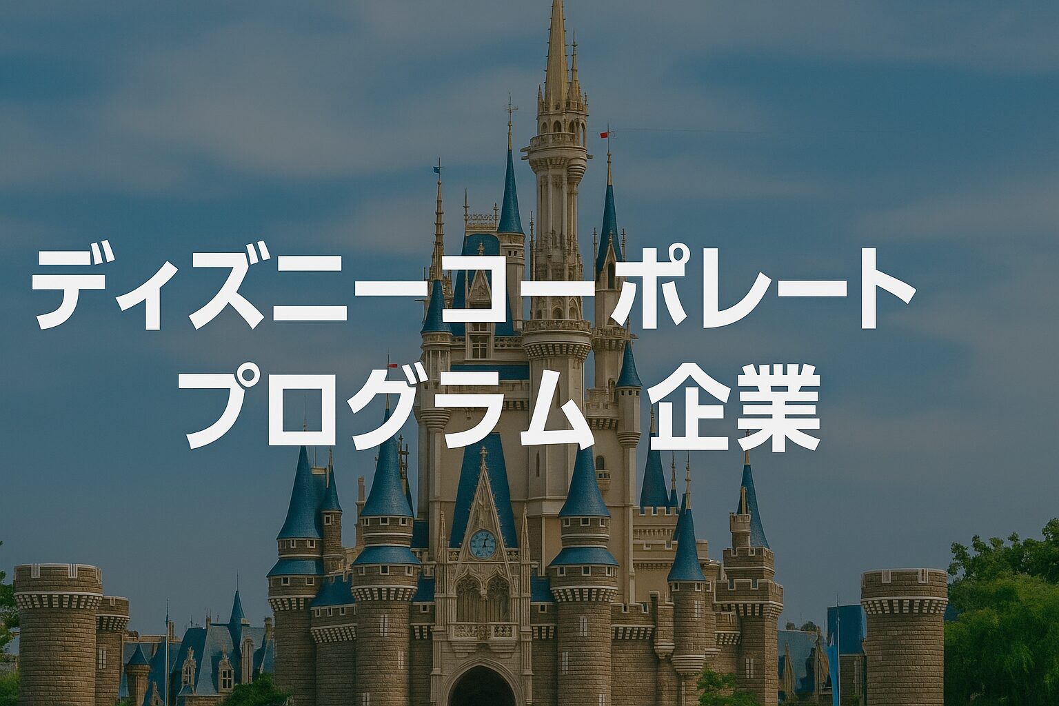 ディズニーコーポレートプログラム企業一覧｜特典・割引・利用条件も