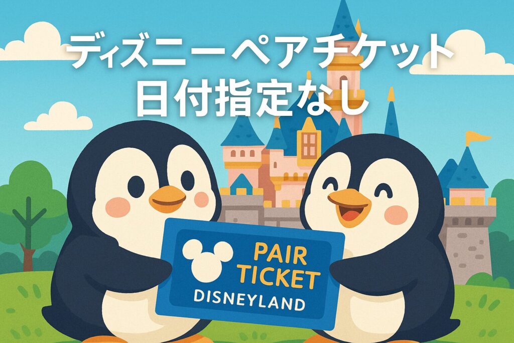 ディズニーペアチケット日付指定なしの最新購入ガイドと活用法