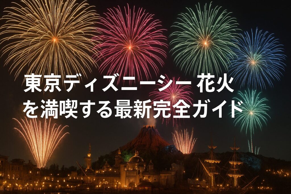 東京ディズニーシーの花火を満喫する完全ガイド｜今日の時間・場所も