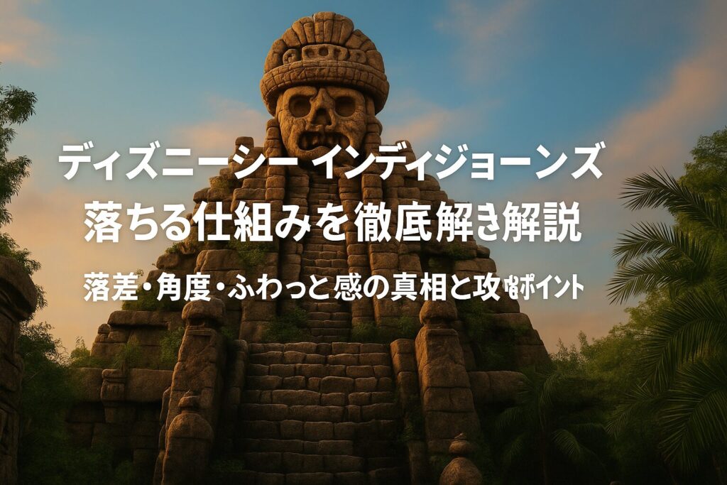 ディズニーシーのインディジョーンズの落ちる仕組みを徹底解説