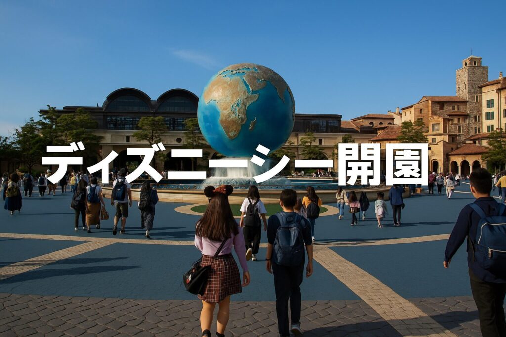 ディズニーシー開園時間早まる？今日はどう？