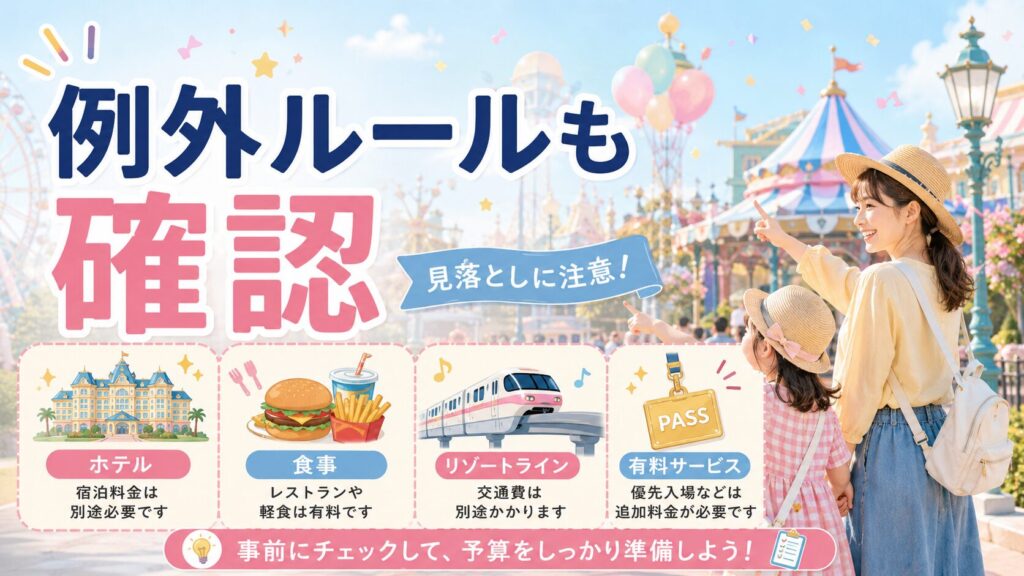 ディズニーは何歳まで無料か例外も確認
